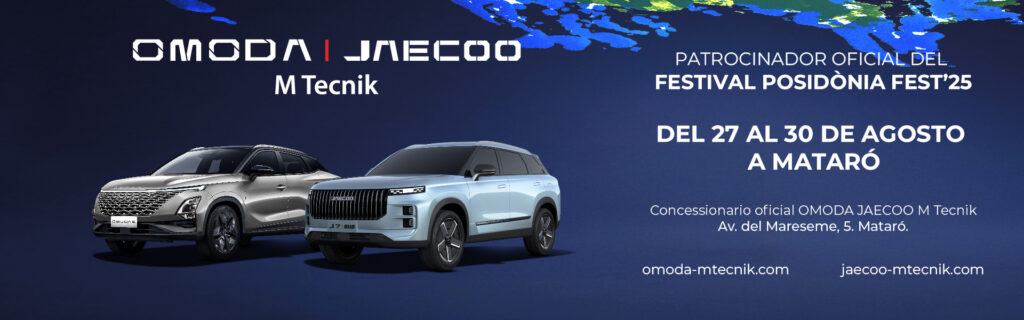 OMODA | JAECOO M Tecnik patrocinará el Posidònia Fest’25 en Mataró