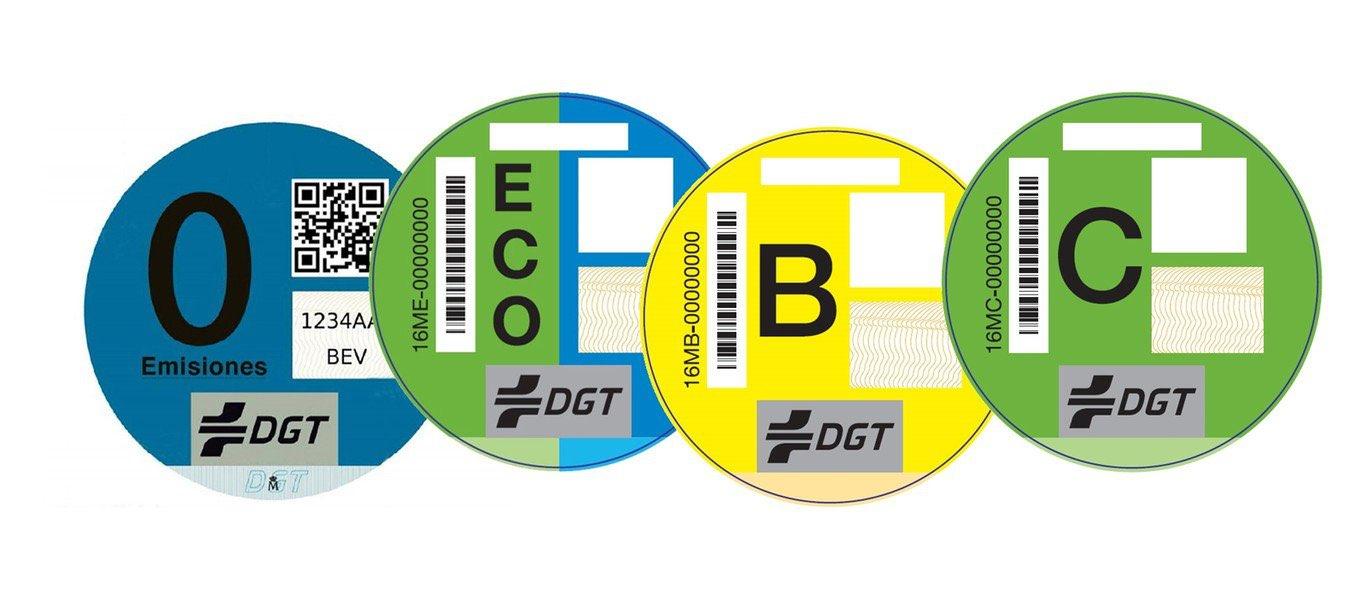 Qué significan las etiquetas medioambientales de la DGT